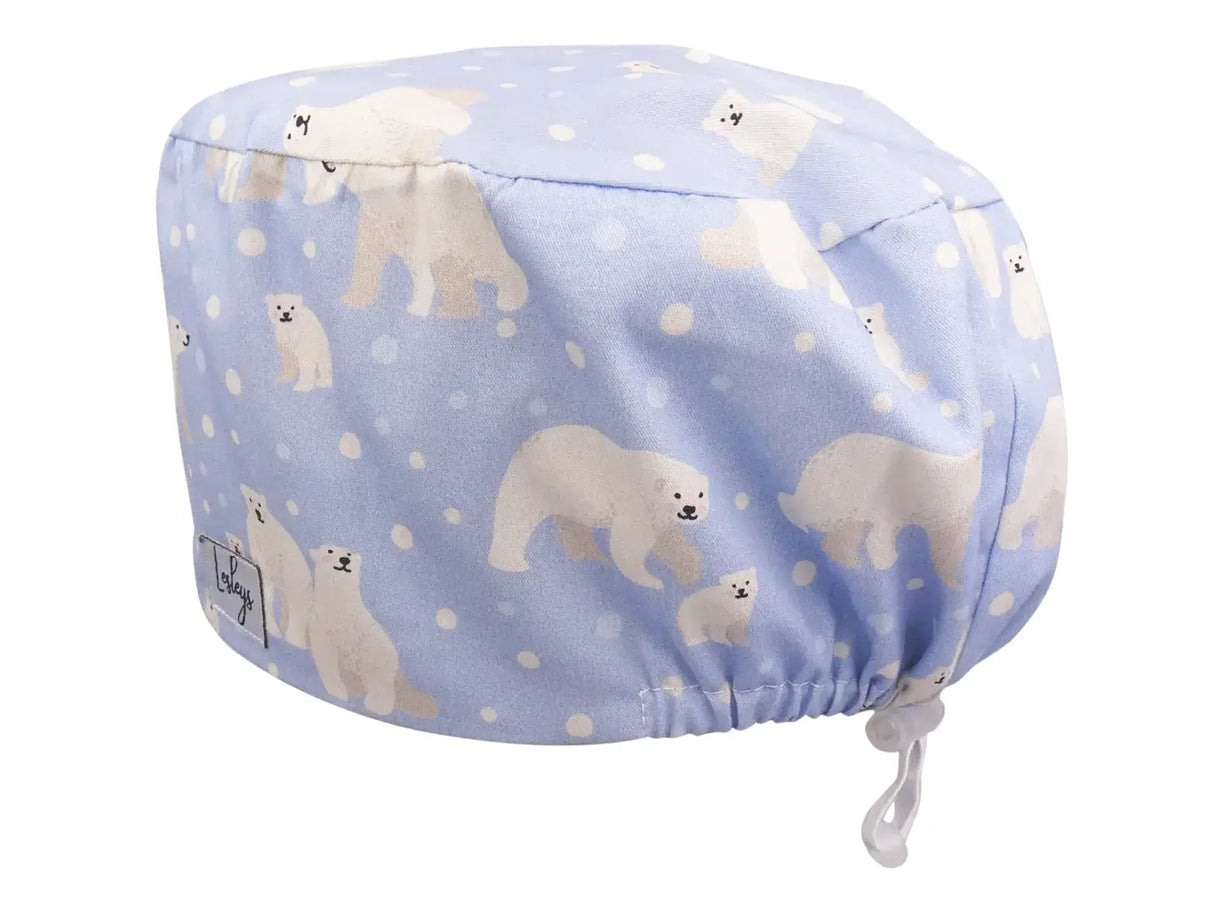 OP Haube aus Stoff Eisbären