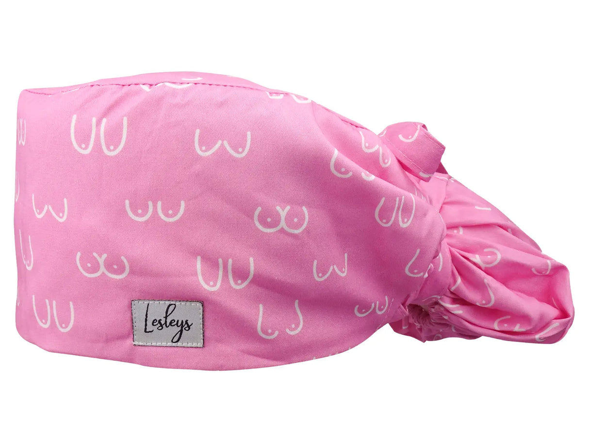 Stoff OP-Haube für lange Haare im Design - Cup Art