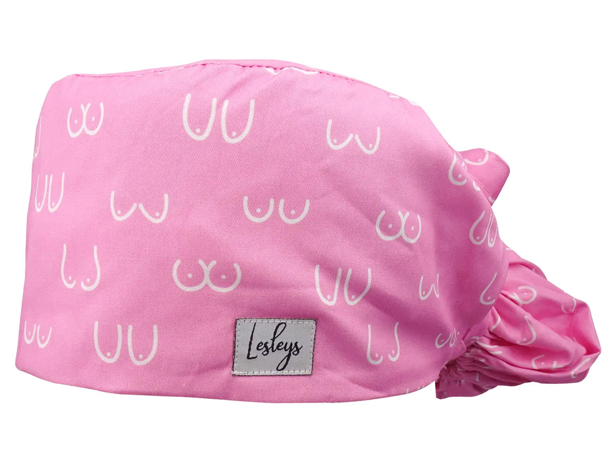 Stoff OP-Haube für lange Haare im Design - Cup Art