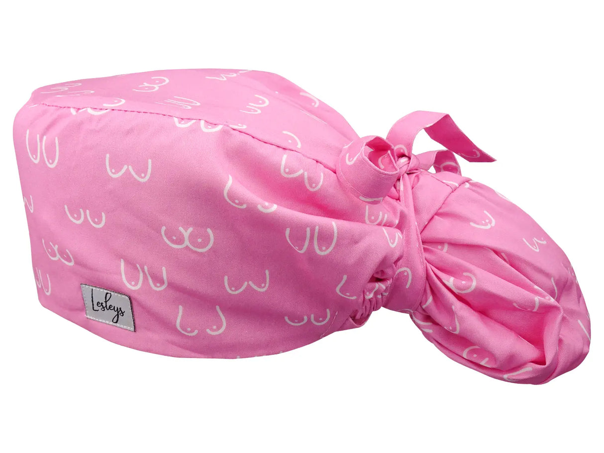 Stoff OP-Haube für lange Haare im Design - Cup Art