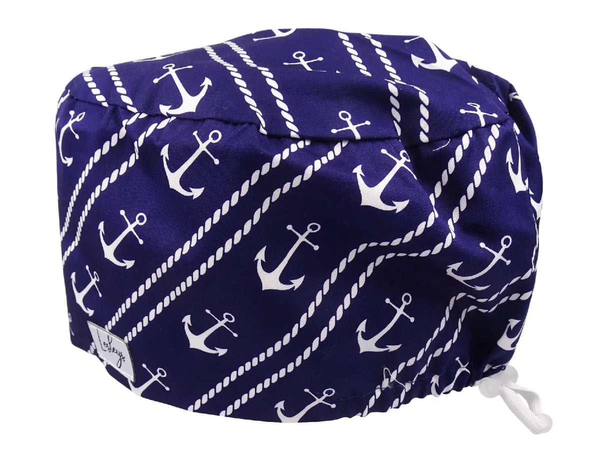 Anker - Stoff OP-Haube für langes Haar