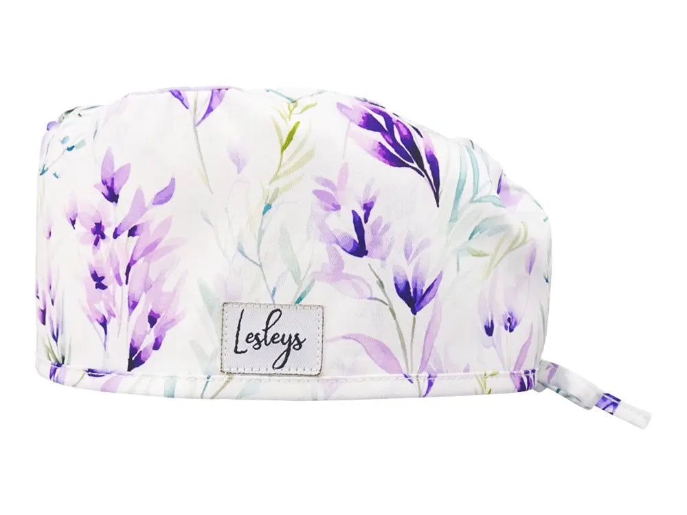 Slim OP-Haube Lobelie - Stoffhaube für kurzes Haar