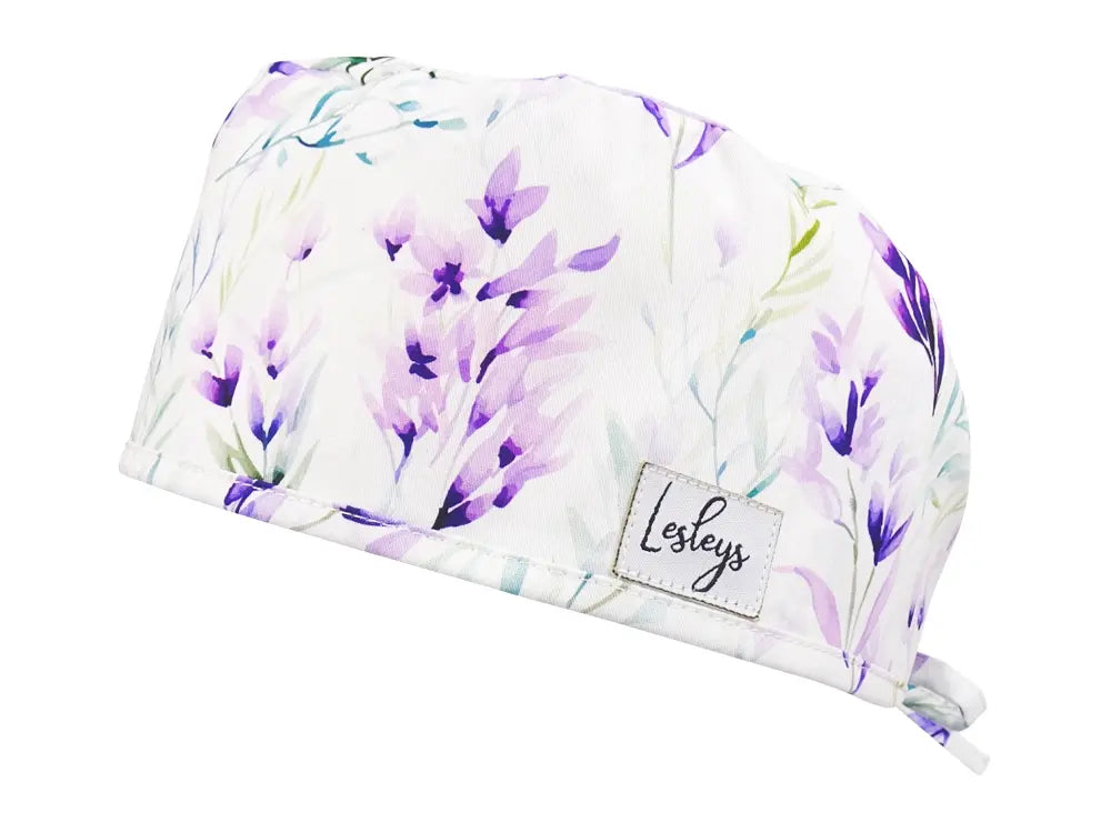 Slim OP-Haube Lobelie - Stoffhaube für kurzes Haar