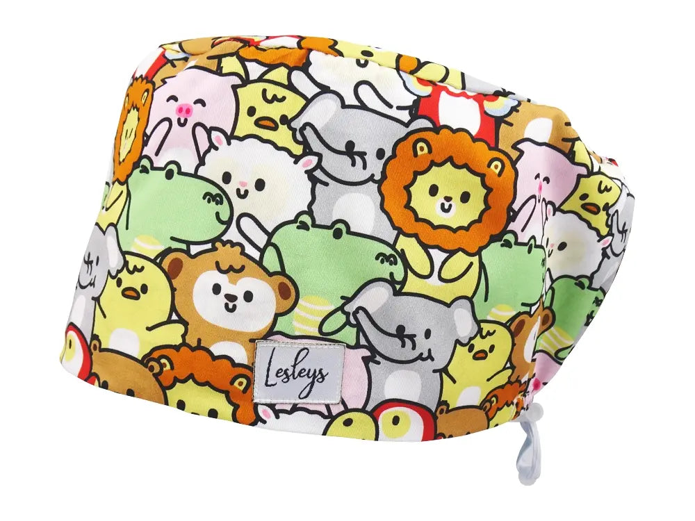 Komfort OP Haube Fluffy - OP-Haube aus Stoff für lange Haare