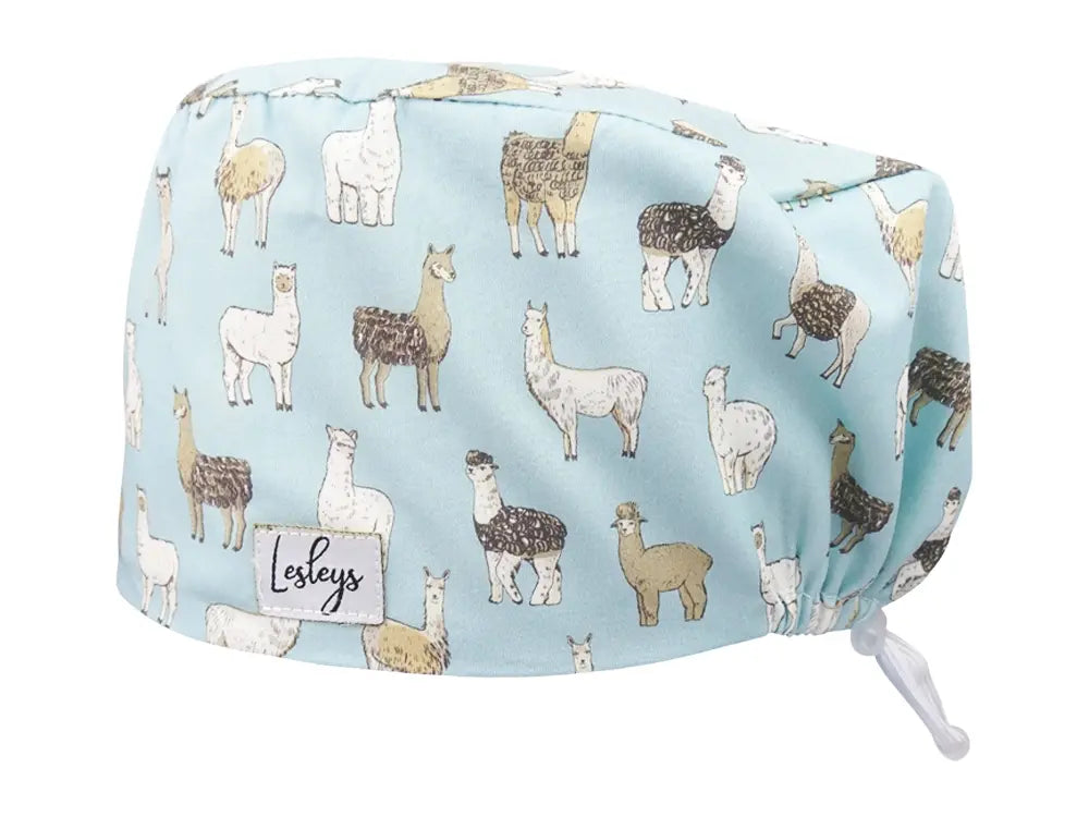 Komfort OP Haube Alpaka Tour - OP-Haube aus Stoff für lange Haare