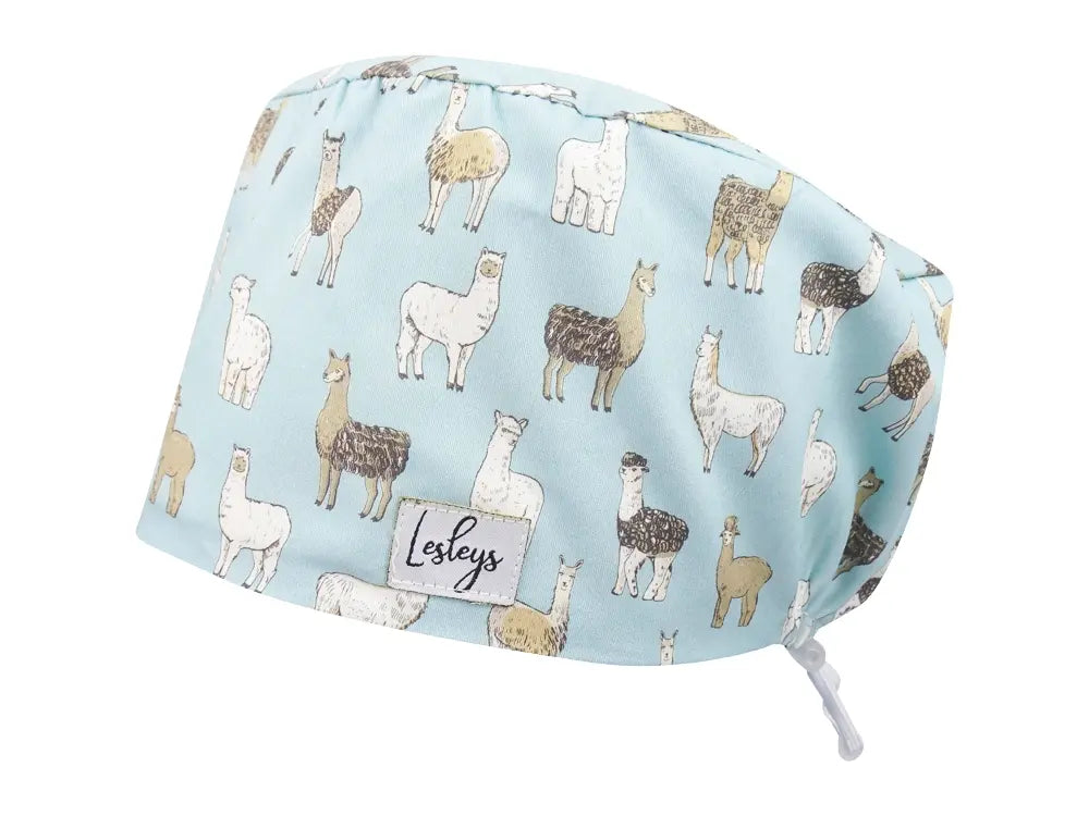 Komfort OP Haube Alpaka Tour - OP-Haube aus Stoff für lange Haare