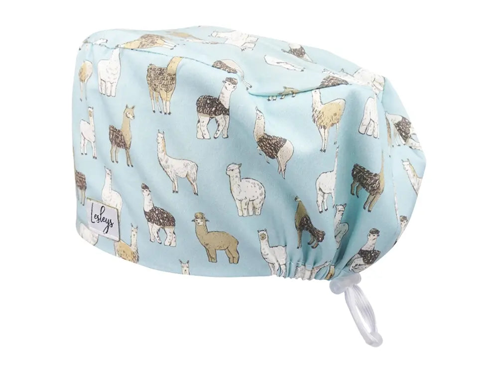 Komfort OP Haube Alpaka Tour - OP-Haube aus Stoff für lange Haare