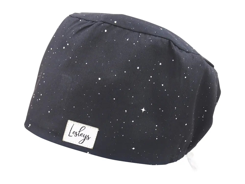 Komfort OP Haube Dark Space - OP-Haube aus Stoff für lange Haare