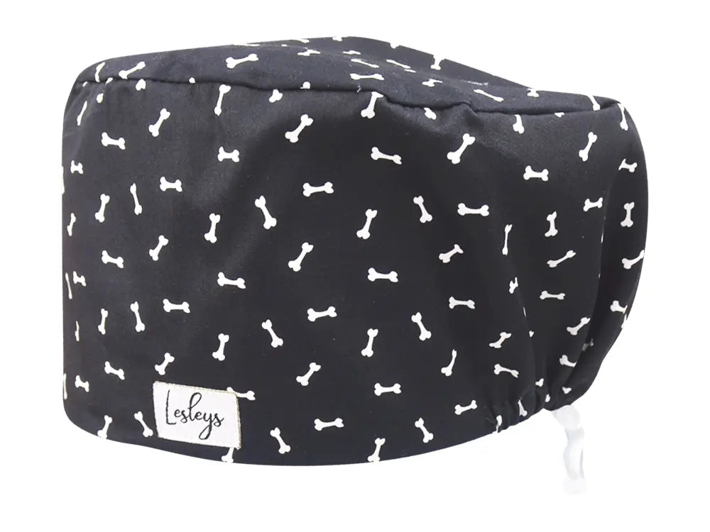 Komfort OP Haube Kauspielzeug - OP-Haube aus Stoff für lange Haare