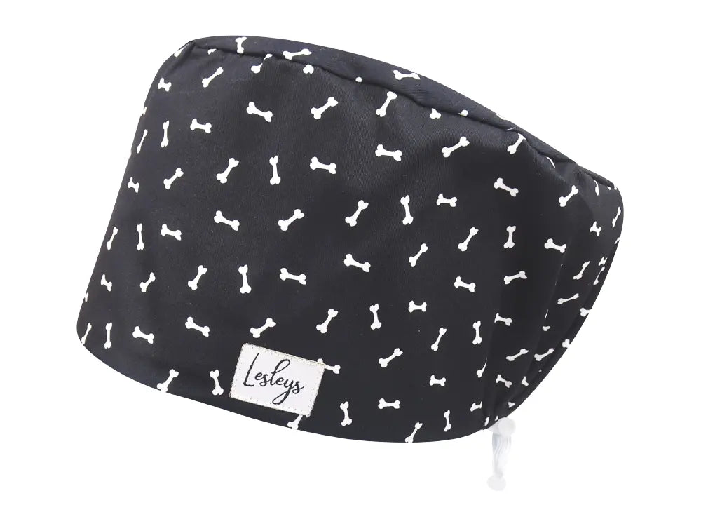 Komfort OP Haube Kauspielzeug - OP-Haube aus Stoff für lange Haare