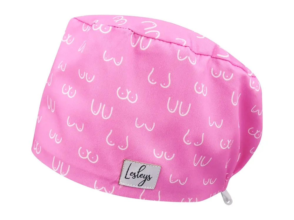 Komfort OP Haube Cup Art - OP-Haube aus Stoff für lange Haare