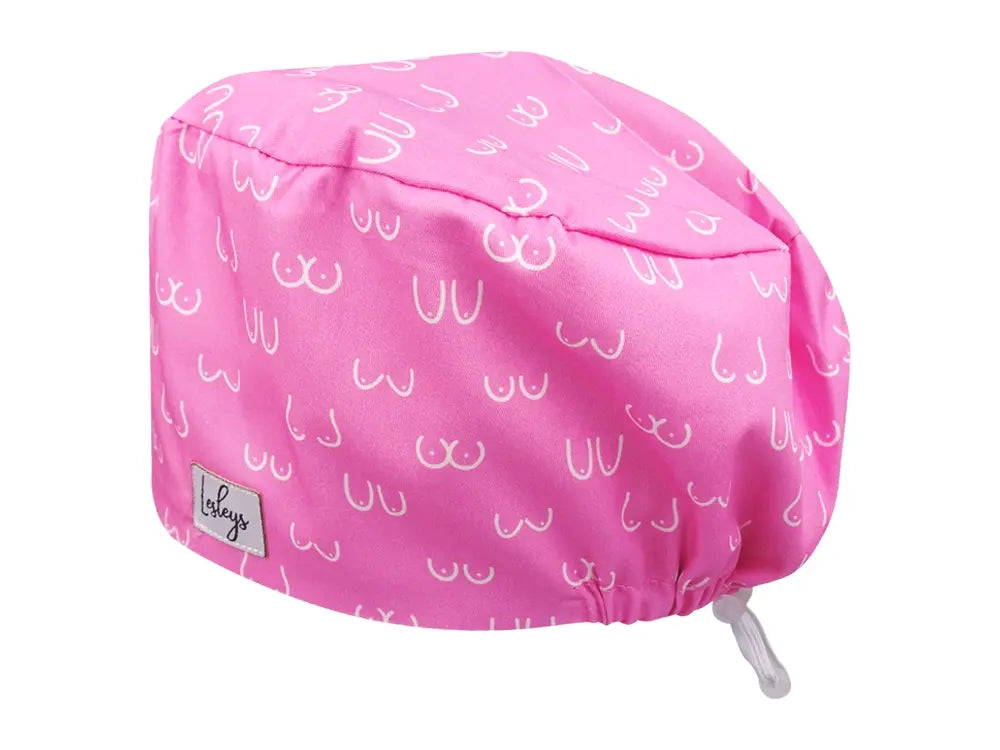 Komfort OP Haube Cup Art - OP-Haube aus Stoff für lange Haare