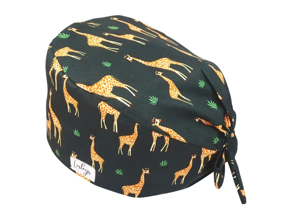 Bandana OP-Haube Giraffen - Bunte OP-Mütze für die Zahnarztpraxis