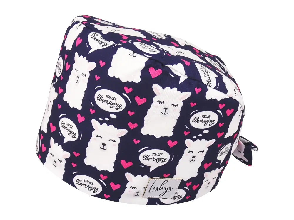 Bandana OP-Haube Lamazing - Bunte OP-Mütze für die Zahnarztpraxis