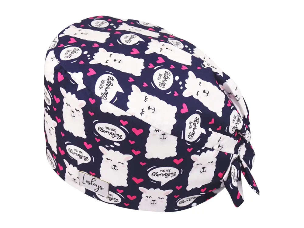 Bandana OP-Haube Lamazing - Bunte OP-Mütze für die Zahnarztpraxis