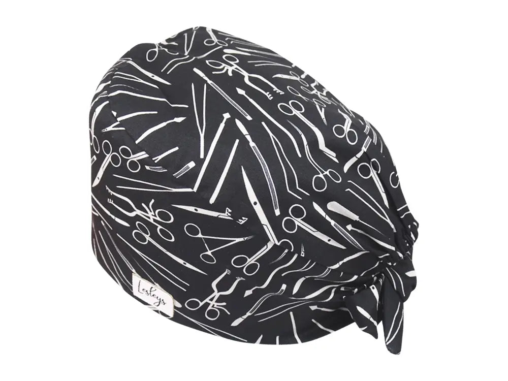 Bandana OP-Haube Besteck - Bunte OP-Mütze für die Zahnarztpraxis