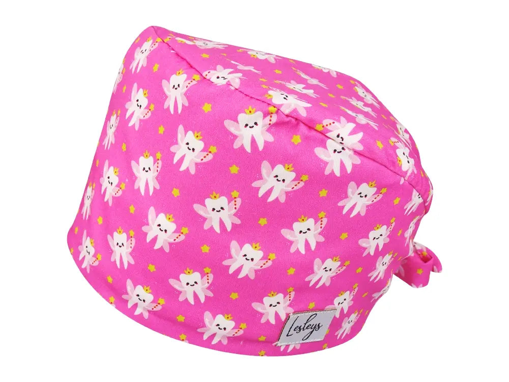 Bandana OP-Haube Zahn Prinzessin - Bunte OP-Mütze für die Zahnarztpraxis