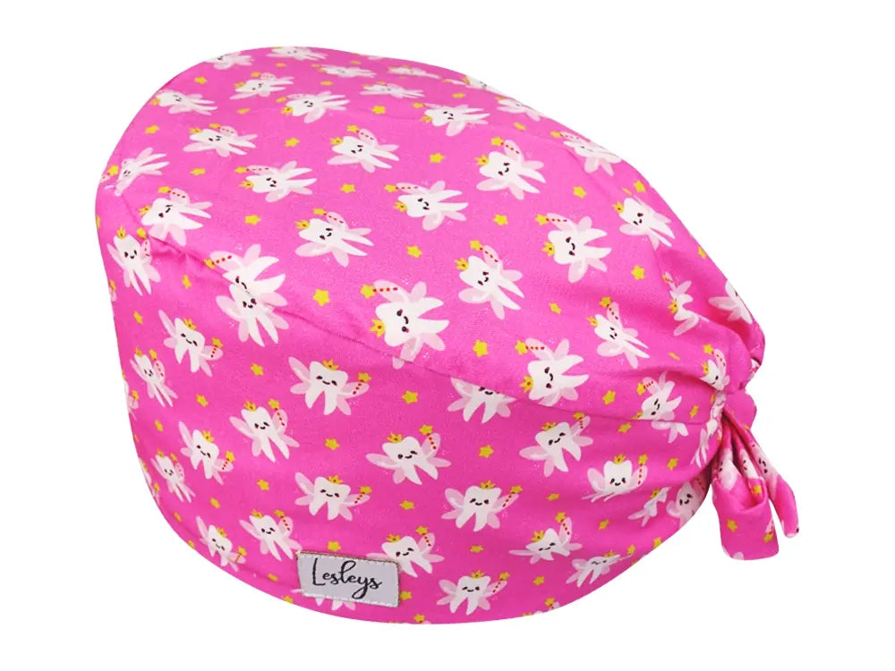 Bandana OP-Haube Zahn Prinzessin - Bunte OP-Mütze für die Zahnarztpraxis