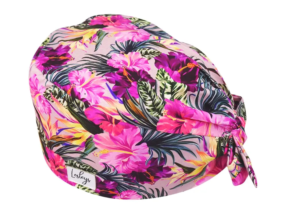 Bandana OP-Haube Violetta - Bunte OP-Mütze für die Zahnarztpraxis