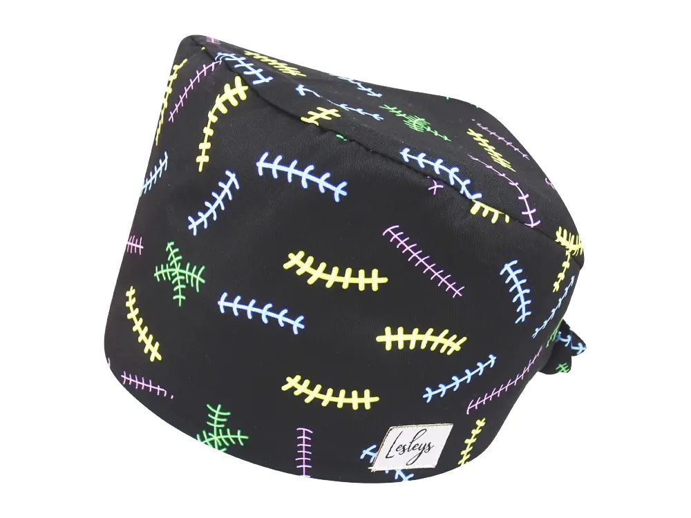 Bandana OP-Haube Wundnähte - Bunte OP-Mütze für die Zahnarztpraxis