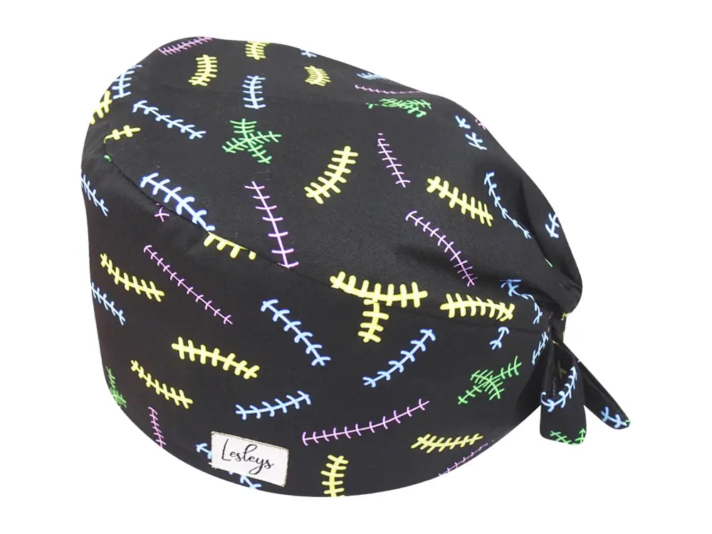 Bandana OP-Haube Wundnähte - Bunte OP-Mütze für die Zahnarztpraxis