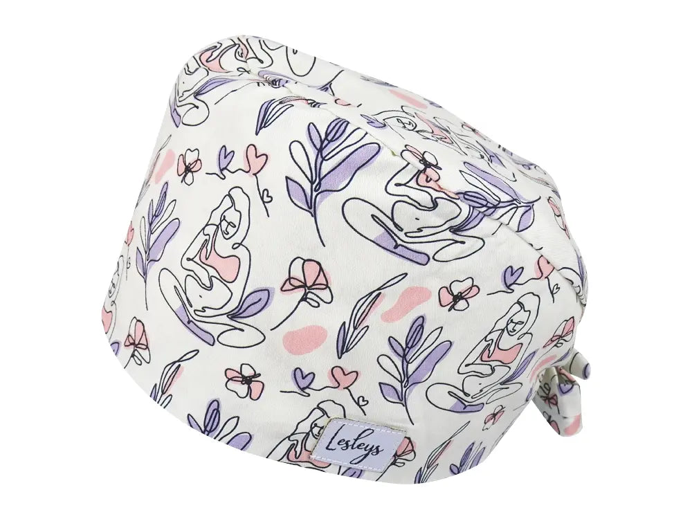Bandana OP-Haube Babybauch - Bunte OP-Mütze für die Zahnarztpraxis