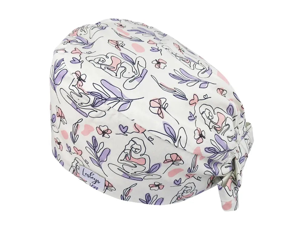 Bandana OP-Haube Babybauch - Bunte OP-Mütze für die Zahnarztpraxis
