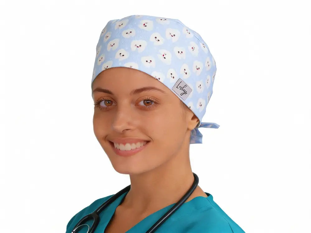 OP Haube Mini Zähne - Bandana