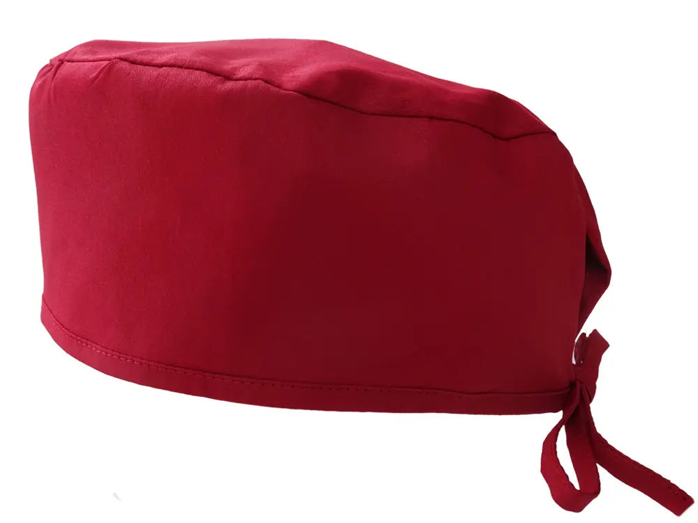 Stoff OP-Haube Slim Kirschtopas aus Baumwolle