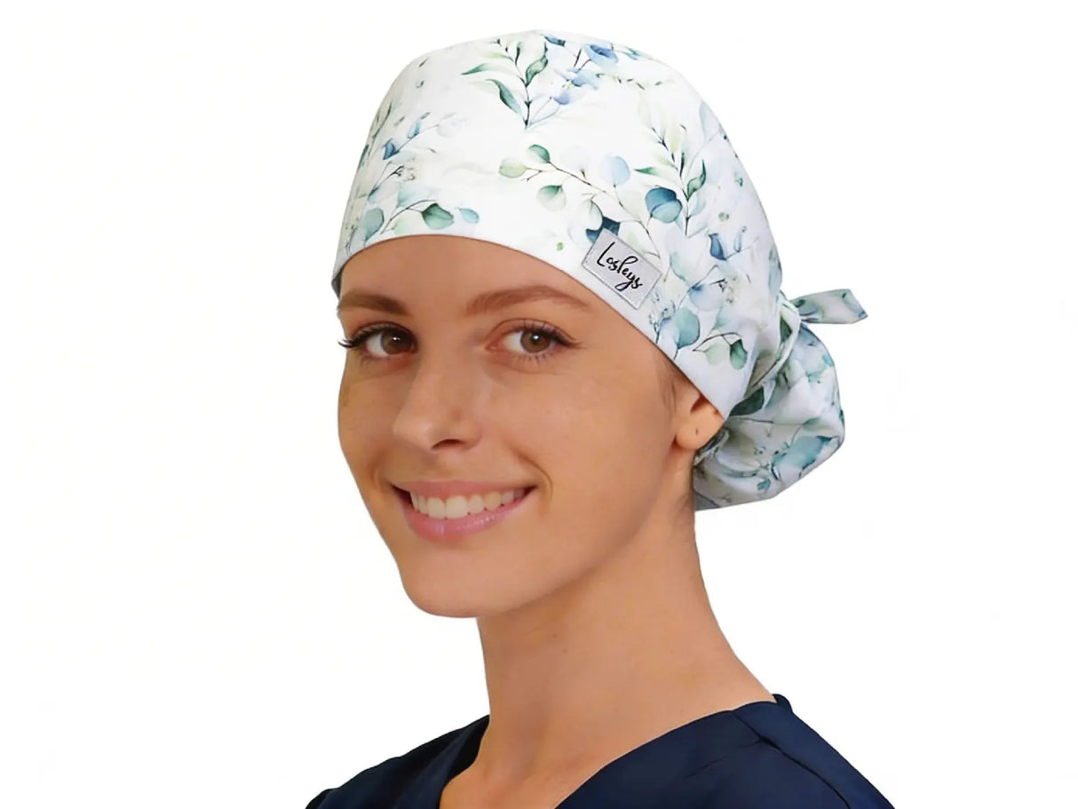 OP Haube Eukalyptus - Ponytail