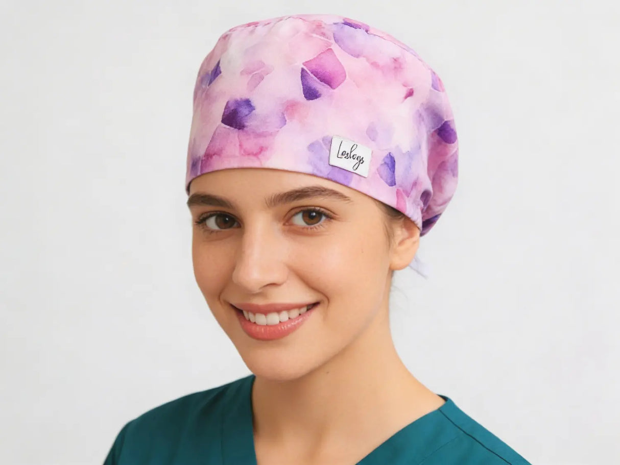 OP Haube Pinkes Aquarell - Komfort
