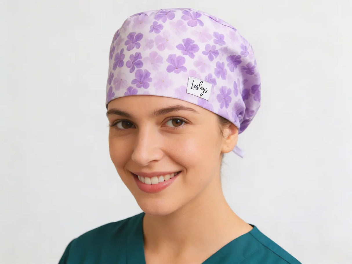 OP Haube Violette Blume - Komfort