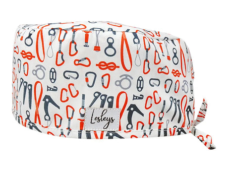 Stoff OP Haube aus Baumwolle Kletterausrüstung. Bunte OP Mütze für Damen und Herren