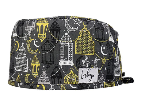 Stoff OP Haube aus Baumwolle Kursi. Bunte OP Mütze für Damen und Herren