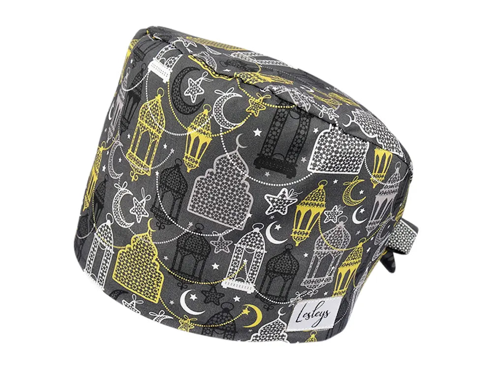 Stoff OP Haube aus Baumwolle Kursi. Bunte OP Mütze für Damen und Herren