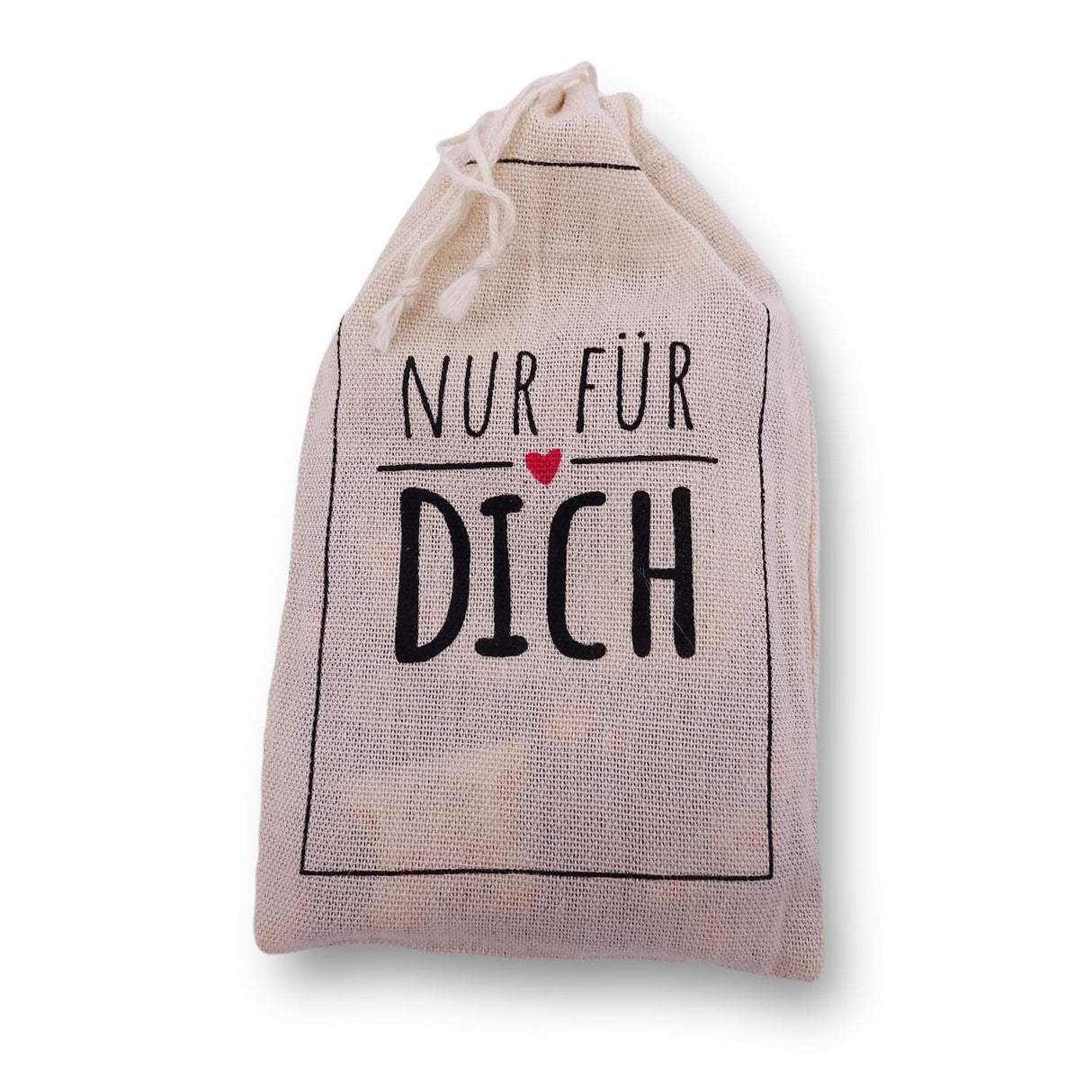 Geschenkverpackung für OP-Hauben aus Stoff Beutel gross