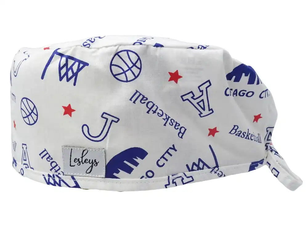 Stoff OP-Haube Chicago aus Baumwolle - Kurze Haare