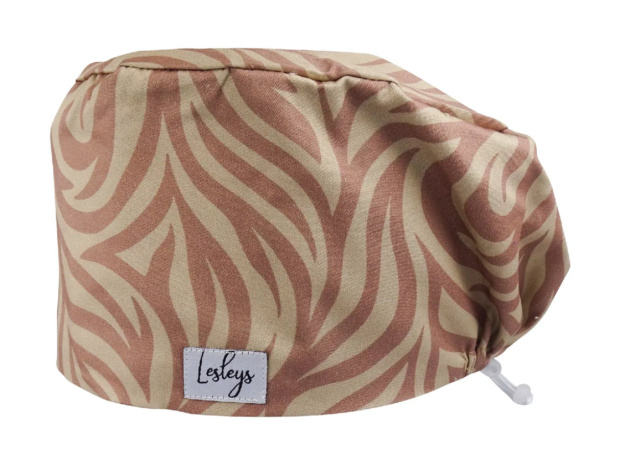 Waves Savanna - Stoff OP-Haube für langes Haar