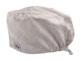 Sanfte Blätter - Stoff OP-Haube für langes Haar