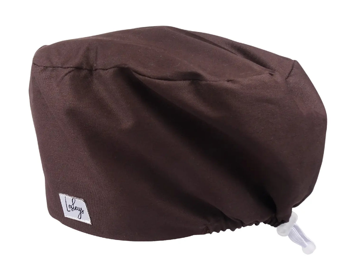 Pietersit Braun - Stoff OP-Haube für langes Haar