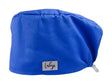 Sodalite Blau - Stoff OP-Haube für langes Haar