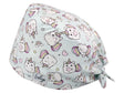 Stoff OP Haube aus Baumwolle Kittycorn. Bunte OP Muetze fuer Damen und Herren