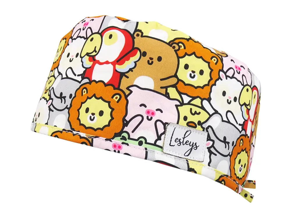 Slim OP-Haube Fluffy - Stoffhaube für kurzes Haar