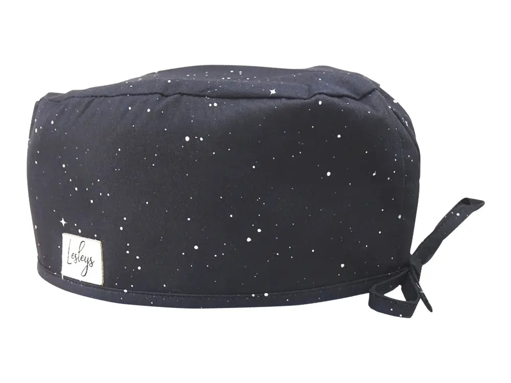Slim OP-Haube Dark Space - Stoffhaube für kurzes Haar