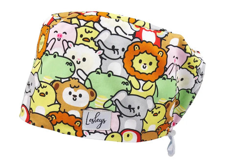 Komfort OP Haube Fluffy - OP-Haube aus Stoff für lange Haare