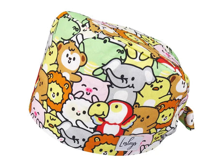 Bandana OP-Haube Fluffy - Bunte OP-Mütze für die Zahnarztpraxis