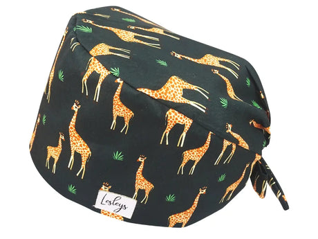 Bandana OP-Haube Giraffen - Bunte OP-Mütze für die Zahnarztpraxis