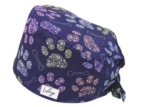 Bandana OP-Haube Dog Love - Bunte OP-Mütze für die Zahnarztpraxis