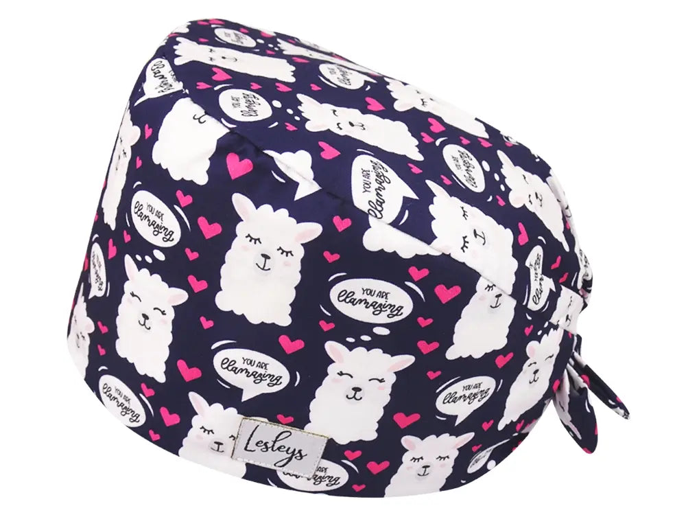 Bandana OP-Haube Lamazing - Bunte OP-Mütze für die Zahnarztpraxis
