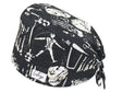 Bandana OP-Haube Frakturen - Bunte OP-Mütze für die Zahnarztpraxis